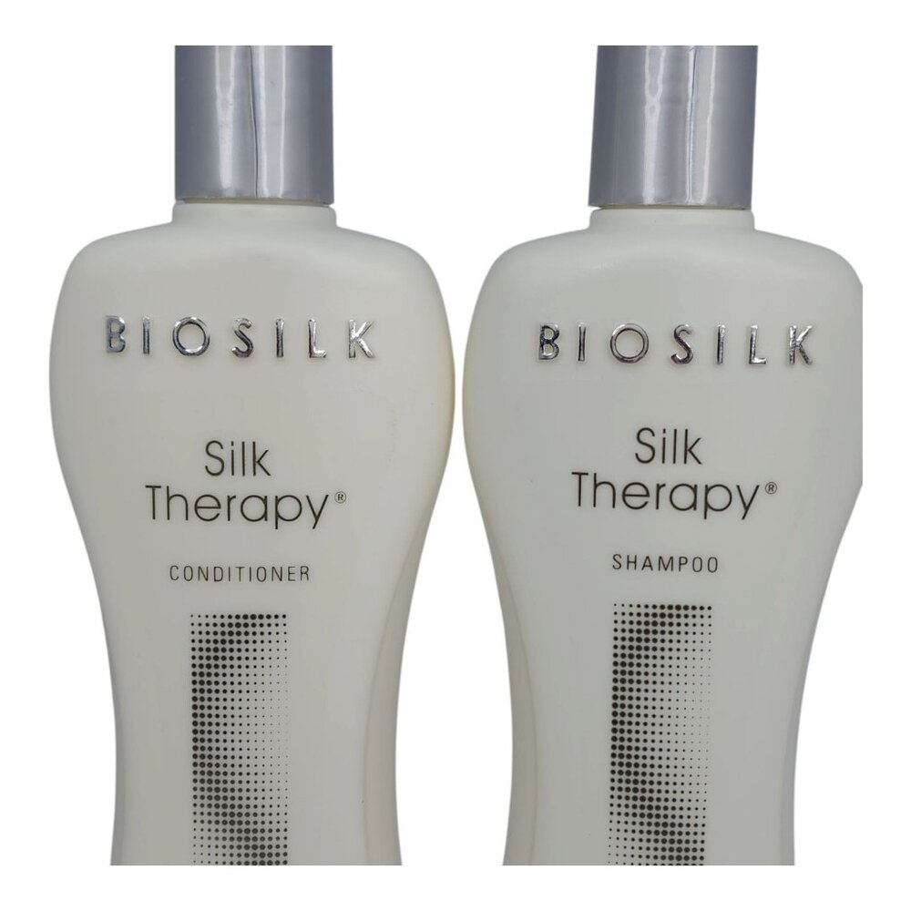 Biosilk Silk Therapy Shampoo & Conditioner Set 12oz 4 pk Paraben & Sulfate-Free - Picture 2 of 8